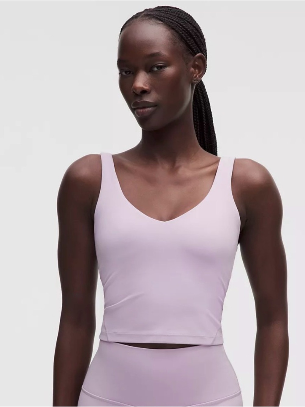 Lululemon align tank top purple lilac Lavender V-Neck Crop Tank yoga Top